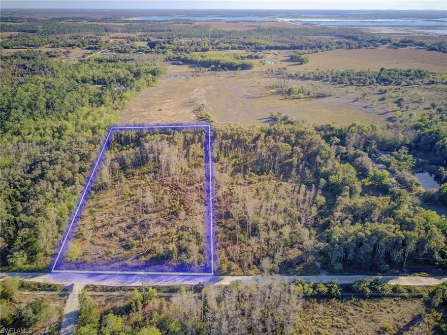 Prime 5-acre parcel ideally located near SR 82, offering convenient access to Fort Myers and Lehigh Acres. This spacious property provides a great opportunity for residential or investment use, with easy connectivity to major roadways, Southwest Florida International Airport, shopping, dining, and other everyday amenities. Enjoy the balance of privacy and accessibility, with plenty of room to build while still being close to everything Southwest Florida has to offer. A rare chance to own acreage in a rapidly growing area.