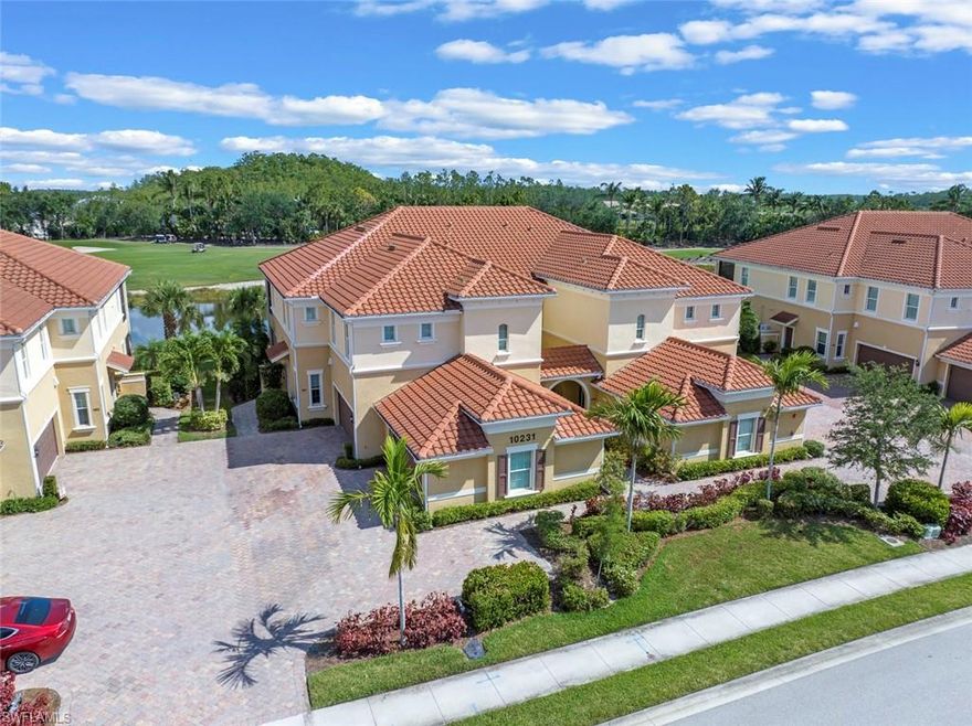 One of the most pristine golf course and lake views in the area! WELCOME to The Plantation/Somerset and this gorgeous 2 bedroom PLUS DEN,2 car garage home. Located on the first floor,this property is ideally located on Glastonbury Circle, with easy access to exit the gates to leave the community. The Sellers are the original owners and upgraded the property with Cortz countertops in the kitchen, convection oven, finished epoxy garage floor as well as a tiled lanai and more. The Plantation Golf & Country Club/Somerset is a first class community offering beautiful newly upgraded amenities that include pickle ball, bocce ball, on site Spa, skin and massages, gorgeous resort pool, outdoor in-ground jacuzzi, state-of-the-art exercise facility, active tennis, billiards and more. Golf IS NOT MANDATORY, however, there are several memberships available. Located just minutes to RSW Airport, Red Sox Baseball stadium, I-75 going north and south, tons of restaurants and shopping are within minutes to the community. Currently the only property on the market on highly desired Glastonbury Circle!