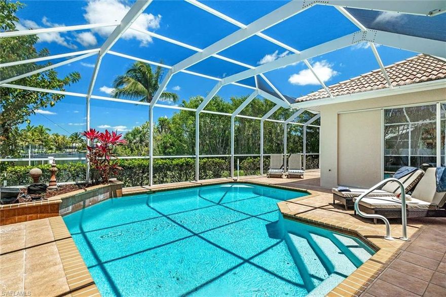 This is a VACATION RENTAL only. Owner will not consider an annual rental. Weekly rentals permitted. Welcome to Villa Sienna! This gorgeous waterfront home is perfect for a fun Florida getaway. This 3 bedroom 3 bathroom home boasting over 2,200 sq. ft. is great for a group of couples or a family. It is perfectly located in a tranquil neighborhood on a Gulf Access canal, providing you with gorgeous sunsets with this home that has northwestern exposure. Cape Harbour along with many waterfront dining restaurants is conveniently located near this home. There are also a variety of shops, golf courses, airports, and beaches within a short distance drive. Boat Lift Not Available at this time.

Living Room/Family Room: The family room offers a comfortable seating arrangement for relaxed conversation. The spacious living room offers a comfortable sectional sofa and a flat-screen TV perfect for a movie night.  The living room and family room virtually extend into the lanai by opening the 90-degree pocket glass sliding doors, creating a roomy and airy feeling.

Kitchen/Dining Room: The kitchen opens to the living room, partially partitioned by a breakfast bar, allowing the family chef to be included in all the family activities while preparing the meals. The dining room offers a place for the family to discuss and relive the day's activities together with a table set for up to six.

Master Bedroom/Bathroom: The master bedroom is found off of the living room and features a king-size bed, flat-screen TV, and private access to the lanai through the glass sliders. The attached master bathroom suite includes an extra-large walk-in shower, a jetted soaking tub, as well as a two-sink counter for getting ready.

Guest Bedrooms/Bathrooms: The guest bedrooms feature a King-sized bed and flat-screen tv. Lastly, there is a room perfectly suited for your children as it offers 2 twin-sized beds and a flat-screen tv. There are also plenty of games to keep them entertained for hours! This home has two guest bathrooms one with an ample walk-in shower and the other with a shower/tub combination which will allow each bedroom to have its own bath.

Pool/Lanai/Dock: Outside on the lanai, you will enjoy your very own tropical oasis, complete with an electric heated pool. This area features plenty of outdoor furniture to entertain friends and family and is equipped with an outdoor kitchen with a grill, sink, and mini-refrigerator to keep your beverages chilled. While enjoying the tranquil atmosphere, fire up the grill and dine poolside. Better yet, work on your Florida tan on the available sun loungers. You can bring or rent a boat, as the house has access to the Gulf of Mexico via the wide canal system of Cape Coral. Of course, you may use the private boat dock. Come and enjoy an unforgettable vacation. You are sure to make many memories that will last a lifetime. 

Pack your bags and book Villa Sienna Today!