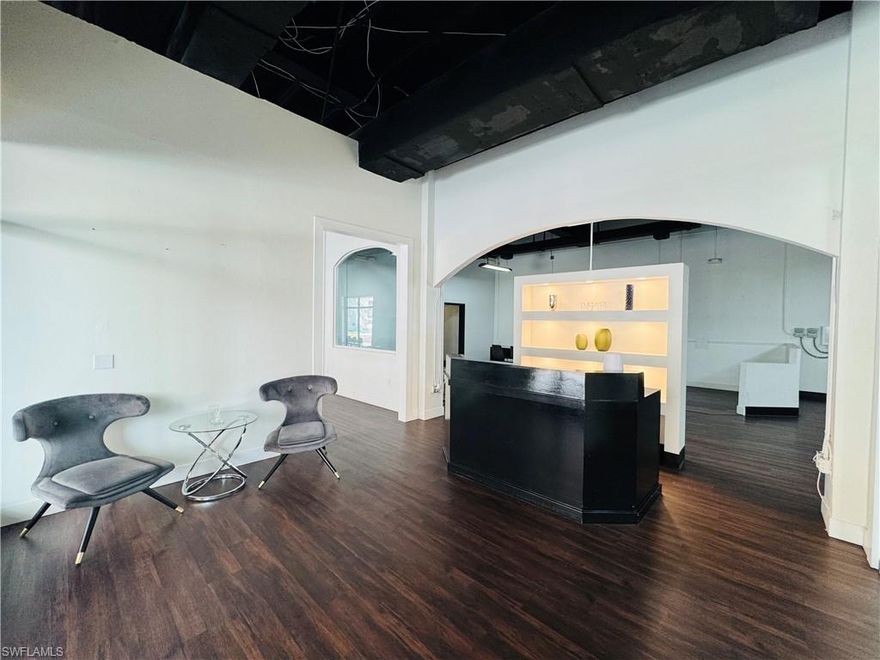 MOVE IN READY! Discover all that the Historic Downtown River District has to offer with this AMAZING FIRST FLOOR space located on LEE STREET! Surrounded by established businesses, new development, foot traffic, a great location and even 500 apartments are built within walking distance. Imagine the possibilities for your business. Large windows grace the West side of the space with a spacious front porch allowing for a relaxing workspace full of natural light. There is a private suite restroom and small kitchen sink area as well! The first floor also common area restrooms, well maintained elevator (front of building), a rear exit/entrance and more. If you are looking for exposure, window frontage, and foot traffic; this space is perfect for you. If you have not experienced the historic district, now is your chance. This modified gross lease has no additional charges outside of your standard business expenses. (electric and water are included), CAM is included with the monthly rental rate. Tenant is responsible for 3rd party utilities (cable, internet, phone) Common areas are professionally cleaned, On-site Building Management as well!