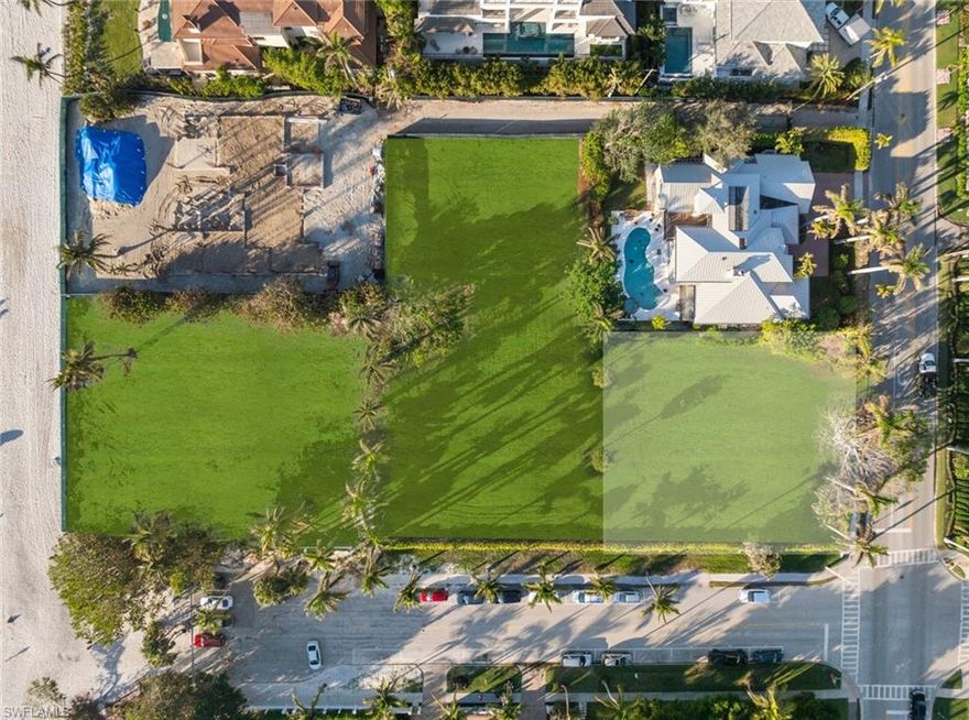 It is all about location! This once-in-a-lifetime property is ideally positioned on famous 5th Avenue South, one of the most desirable addresses in downtown Naples. With .34-acres on the corner of 5th Avenue South beach block and the prestigious Gulf Shore Boulevard South, this incredible lot offers a unique opportunity to build a dream residence, just two homes from the beach and gulf. Only a short distance from world-class dining, boutique shopping, and cultural experiences of 5th Avenue South, this location presents an unparalleled lifestyle in the heart of Naples. Lot evaluation and build coverage plan by Beck Architecture are available on request.