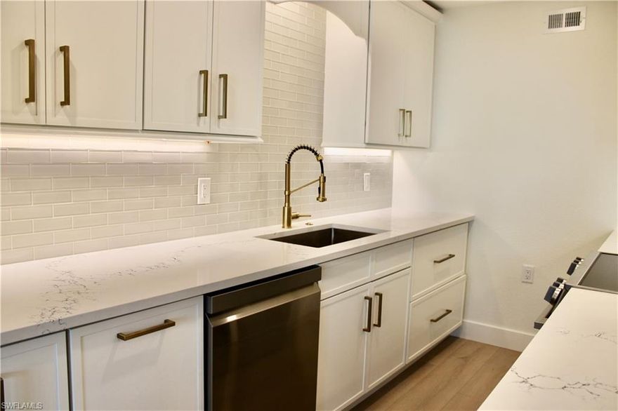 Beautifully renovated first-floor condo with everything brand new! This stunning 2-bedroom, 2-bath residence has been thoughtfully updated from top to bottom and features all-new hurricane impact windows and doors for peace of mind. New roofs were installed in Summer 2025, adding long-term value.
Enjoy the best of coastal living with Gulf and bay access via Doctor’s Pass, all in a prime location just minutes from downtown Naples and the area’s world-famous beaches. Take a short walk or bike ride to the Gulf of Mexico, or opt to join the exclusive Moorings Private Beach Park on Gulf Shore Boulevard.
Residents can unwind by the large community pool or gather at the expansive dock overlooking the bay, offering sweeping water views. Community grills are also available, perfect for outdoor entertaining. Carport parking is available and assigned by the Board of Directors based on seniority of ownership.
This move-in-ready condo combines modern upgrades, a fantastic location, and a relaxed waterfront lifestyle—an exceptional opportunity you won’t want to miss.