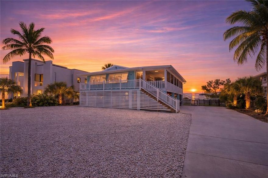 Mid-island coastal living with private pool, all just minutes from Times Square.

This fully renovated beach cottage offers the perfect blend of lifestyle and flexibility, featuring a beautifully updated main residence plus a lower-level detached efficiency unit that features a fully equipped, air-conditioned guest suite with bedroom, bathroom, and kitchenette, offering incredible flexibility for guests, extended stays, or workspace. This space is non-conforming and not included in the official living area, but it adds significant functional value to the home.

Inside, you’ll find a turnkey interior with modern finishes, open living spaces, and abundant natural light. Step outside to your private pool area, creating a true island retreat designed for relaxation and entertaining.

Located in a quiet mid-island setting, this property offers easy access to Fort Myers Beach’s most desirable amenities while maintaining a more peaceful, residential feel.

Private pool
Detached efficiency unit (income potential)
Renovated interior
Prime mid-island location

This property delivers exceptional value compared to waterfront homes while still providing the coastal lifestyle buyers are seeking.