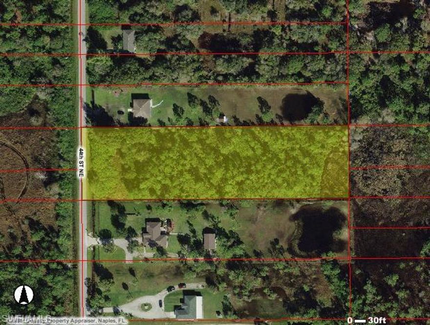 Your dream home with a separate guest house awaits to be built on this 2.73 acres of land with no HOA. The zoning allows 2 horses per acre. Close to Ave Maria University, publix plaza, big corkscrew island regional park , fairgrounds, and short drive to the new Founders Square shopping center where you will have shopping, restaurants, pharmacy, hospital and entertainment. The land is located between homes  #5218 and #5160.