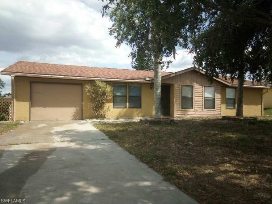 3 BR - 2 Bath. New paint inside/outside; pressure-washed driveway; close to school and shopping centers; ceramic & parquet floors; attached garage has laundry w/washer & dryer; free well water.