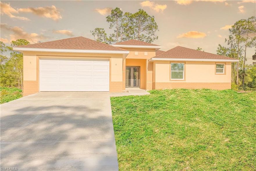 This new construction home boasts plenty of space and a modern design, making it an ideal choice for families looking for a comfortable living experience. The home features three spacious bedrooms, providing ample room for family members and guests alike. Additionally, there is a den that can be used as a home office, playroom or additional bedroom. While the home is still under construction, the closet doors will be painted soon. Once complete, this final touch will add to the overall aesthetic appeal of the space. With plenty of natural light and an open floor plan, this home is perfect for those who enjoy a modern, airy living space.