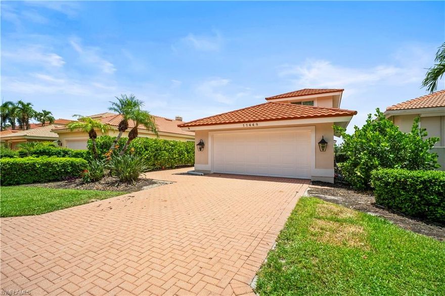 Annual Rental - Welcome to 11448 Quail Village Way — 4BED a one-of-a-kind opportunity to lease a truly custom home in the heart of Naples. After four years of meticulous renovation, every inch of this 2,856 sq. ft. residence has been thoughtfully redesigned with craftsmanship, precision, and no corners cut. Set on the golf course with serene, unobstructed views, this home offers a rare combination of elegance, comfort, and privacy inside the prestigious, gated Quail Village Golf Club community. Inside, you're greeted by soaring two-story ceilings, warm white oak hardwood floors throughout, and an abundance of natural light. The designer kitchen is a chef’s dream — featuring custom cabinetry with endless storage, seamless soapstone countertops and backsplash, high-end Bosch appliances, a full double oven, built-in warming drawer, and carefully designed functionality throughout. Whether you're preparing everyday meals or hosting large gatherings, this kitchen is truly the heart of the home. The open-concept living room centers around a marble-wrapped fireplace and an entertainer’s bar complete with built-in mini fridge and 80 lb nugget ice maker — perfect for hosting friends and family in style. The primary suite is your private sanctuary with an oversized walk-in shower, freestanding soaking tub, and fully custom closet organizer. Secondary bedrooms also feature custom closets and the same high-end finishes carried throughout. Step outside to your screened lanai, newly upgraded with marble tile flooring, offering a peaceful outdoor retreat surrounded by mature landscaping and golf course vistas. The oversized driveway accommodates up to 4 additional vehicles alongside your 2-car garage. This home was originally renovated for private residence, not as a rental — which means the quality is far superior to typical rentals. Brand new impact-rated windows, new doors, all-new hardware, and fully modernized systems provide peace of mind. As a resident of Quail Village, you’ll enjoy social privileges at the newly renovated clubhouse, optional renter golf memberships, community pool, tennis, bocce, a beautiful clubhouse restaurant, and easy access to Naples' top restaurants, shopping, healthcare, and just minutes from the beaches.