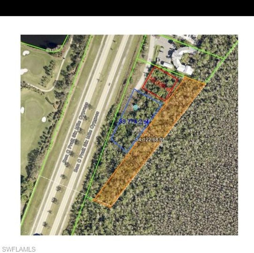 This is a bird watchers paradise! Desirable Uncleared Raw Land near newly developed Offices, Residential, Multifamily, and Retail Properties.  This parcel is perfect for a variety of commercial uses including Office, Self Storage, Multi-Family, Retail, etc. This parcel is zoned CG (Commercial General)   The property is in the City of Fort Myers jurisdiction. Base density in the CG zoning district with a FLU classification of Traditional Community is 25 dwelling units per acre. You’re able to get a maximum of 35 dwelling units per acre as bonus density through the Conditional Use process. Develop around 58 dwelling units on the uplands with base density on the uplands portion. Maximum height is 5 stories or 70 feet. 1.47 Acres is Wetlands which may be used for other purposes such as water supply and the ecosystem. Convenient access to Colonial Boulevard and Daniels Parkway, I-75 and close proximity to Top Golf, Minnesota Twins and the Boston Red Sox Stadium.  Fort Myers is primed to see continued growth in all areas of the local economy, benefiting new owners and businesses.  Commercial General (CG) It is the express intent of the CG District to provide areas for commercial activities that meet the retail shopping and service needs of the community. 
Permitted uses:  The property owners association has quarterly dues and maintains the SWFWMD drainage, POA tax returns, bank account, etc. for lots located in the Six Mile Cypress Commerce Park.  
There is a rendering of a 15000 square foot building and 33000 square foot Parking/Drive. Parking is typically at 1/300sf for commercial or roughly 55 spots with ADA that is allowed.