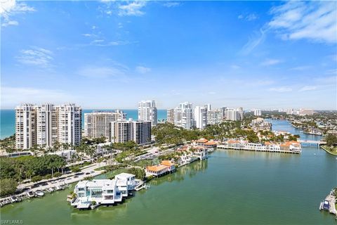 Tiny photo for 4021 Gulf Shore BLVD N #506, NAPLES, FL 34103 (MLS # 225076365)