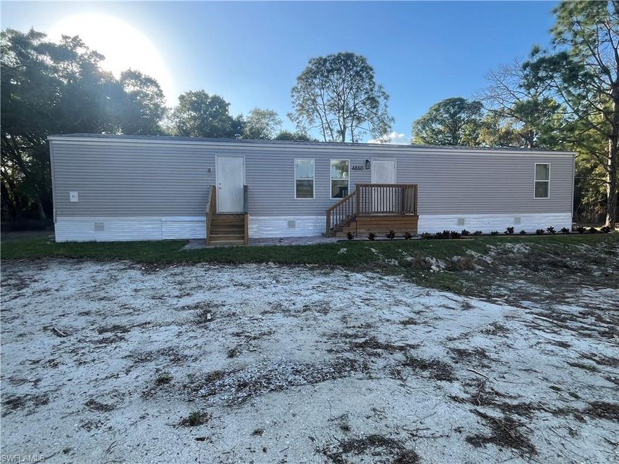 Be the first to live in this brand-new 2025 mobile home situated on 2.23 peaceful acres in Pioneer, offering the perfect blend of space, privacy, and modern comfort. This 3-bedroom, 2-bathroom home features a bright open layout and a functional kitchen with appliances included for easy move-in. Enjoy quiet country living while still being conveniently located between LaBelle and Clewiston, with Fort Myers around hour away for work, shopping, and dining. No pets allowed, schedule your showing today!