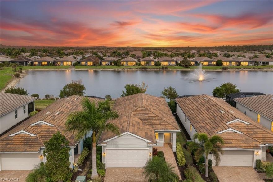 Enjoy serene lake views and effortless Florida living in this beautifully Like New home in Seasons at Bonita. Perfectly positioned on a quiet lake, this residence offers a peaceful setting ideal for morning coffee and evening relaxation. The well-designed floor plan features open, light-filled living spaces with excellent flow for both everyday living and entertaining. Pride of ownership is evident throughout, with the home in excellent condition and truly move-in ready. Located just steps away from the community’s resort-style amenities including pool, clubhouse, fitness center, tennis and pickleball courts. Beyond the gates, enjoy quick access to Gulf beaches, upscale shopping, dining, and entertainment, with convenient proximity to both Bonita Springs and Naples.
A rare opportunity to combine lakefront views, a functional layout, and an amenity-rich lifestyle in one of the area’s most desirable communities at a Great Value!