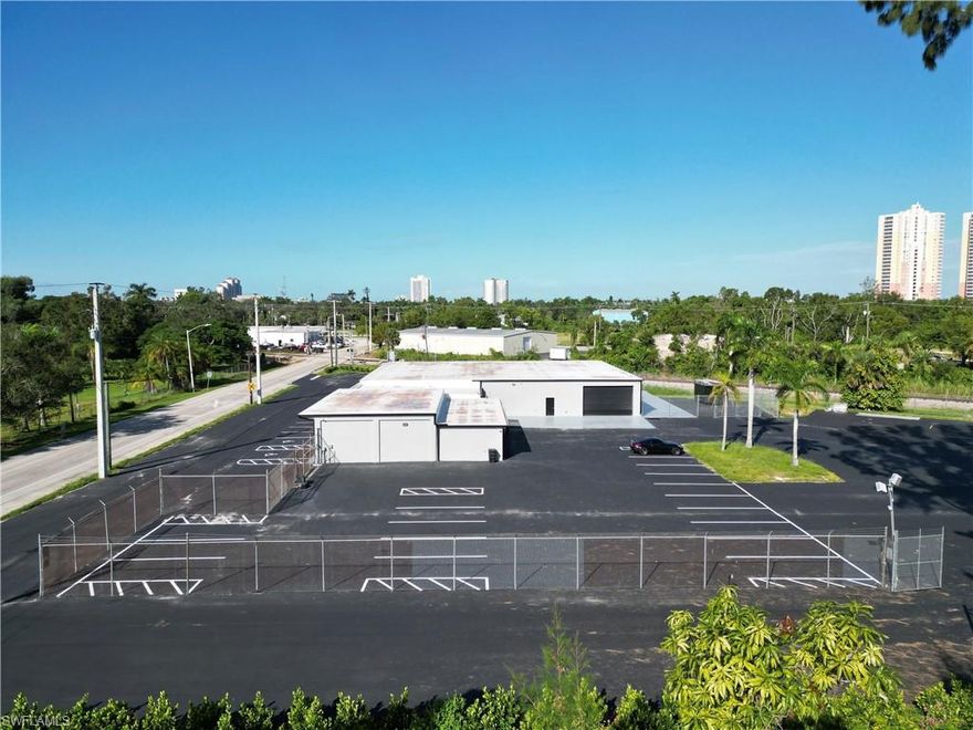 Michigan Ave is a remarkable commercial zoned property, boasting 2.4 acres of prime real estate. This meticulously renovated gem encompasses an 8,160+/- sq ft. warehouse space and a newly designed 3,239+/- sq ft. office space. A spacious 8,160+/- sq ft. warehouse offers endless possibilities. Renovations include a complete reroof, and closed-cell insulation beneath the entire roof enhances energy efficiency. Stunning 3,239+/- sq ft. office space has been revamped with high-end finishes and fixtures. New electrical, plumbing, and HVAC systems for high efficiency.
Property's exterior received a new stucco finish and paint creating an attractive and modern aesthetic. All exterior doors have been replaced. The parking lot has been resurfaced, and provides ample parking. Landscaping and sod have been redone. New water main line and city hookup. The electrical supply line has been upgraded to 800 amps. Securely fenced rear portion, ensuring the safety of your assets and operations. A new overhead warehouse door has been installed. This property is currently a lucrative asset, with a long-term tenant in place on a Triple Net (NNN) lease, making it an excellent investment opportunity.