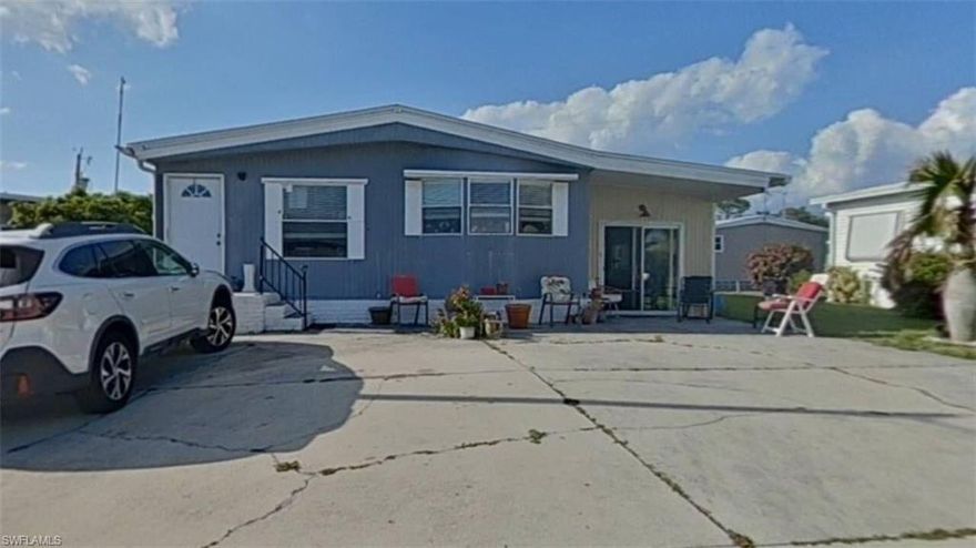 Charming and affordable 2-bedroom, 2-bath home located in North Fort Myers, featuring approximately 1,072 square feet of comfortable living space. This well-laid-out floor plan includes a spacious living area, functional kitchen, and generously sized bedrooms, providing a great foundation to make it your own.

Situated in an established community with convenient access to US-41, shopping, dining, and everything the Fort Myers area has to enjoy. The manageable lot size allows for easy maintenance, making it an excellent option for full-time residents, seasonal homeowners, or those looking to enjoy the Florida lifestyle at an attainable price point.

With solid bones and plenty of potential, this home presents a great opportunity to personalize and add value over time.

Don’t miss your chance to own an affordable piece of Southwest Florida.