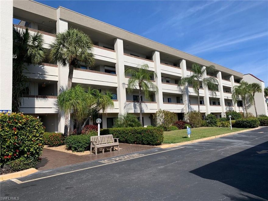 Meticulous & Spacious Main Floor 2 Bedroom, 2 Bathroom Condo includes a Carport and a Golf Cart Space! This is Active Adult Gated Community Living! This Turnkey 1st Floor Unit features Recent Updates. Granite Counter Tops in Kitchen. Nice Laminate, Vinyl & Tile Flooring. Freshly Painted Interior! Recently Updated Lanai $18K improvement with Hurricane impact windows and door. Additional Storage inside of Lanai. Walk in Master Bedroom Closet. Full size Washer & Dryer. Golf Assessment has been paid off in full! Seven Lakes has an Executive Golf Course that is Brand New! Community offers 6 Heated Pools, 6 Hur Tru Tennis Courts, Shuffleboard, Bocce ball, Pickle ball, Library Card rooms, Exercise room, Billiards, Wood Shop, Hobbies, Crafts, Cards, Restaurant, Full Time Recreational Area with Dinners, Movies and Dancing Events. Walking and Biking Paths. Pet Friendly. 24 hour manned guard gate. This community includes Golf, Tennis, Internet, Water, Sewer, Structure & Flood Insurance, Trash & Building Maintenance. Low Association fees per month includes golf with NO Transfer fees, no green fees and no food minimum. Centrally located for dining, shopping, RSW, Fort Myers & Sanibel beaches!