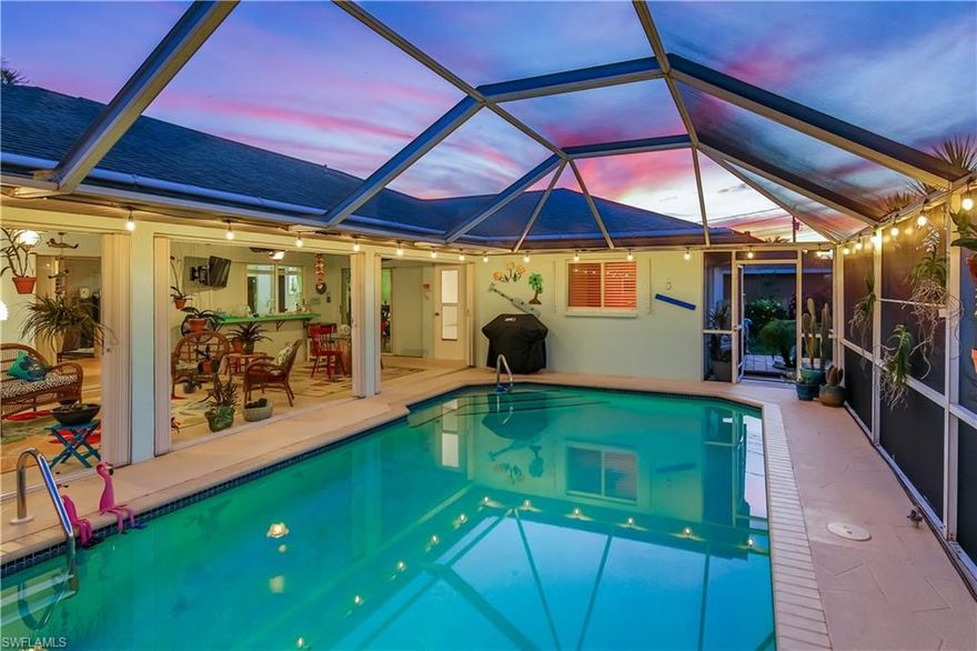 This home will go FAST! Complete remodel and in mint condition. Enjoy the Cape Coral, Florida Lifestyle with this 3 Bedroom, 2 Full Bathroom home. This home offers over 1,800 Sq. Ft. of living space, perfect for entertaining friends and family. You'll be able to enjoy your own private pool, with tons of outdoor living space available! Right in the heart of Cape Coral, minutes away from downtown, Cape Harbour, Tarpon Pointe Marina, and the Cape Coral Yacht Club. Mature landscaping and great curb appeal, this one won't last, call today to schedule your private tour!