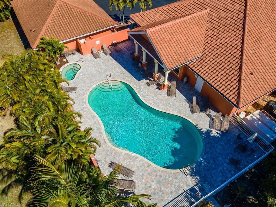 Are you looking for a fantastic new place to call home in the HEART of Fort Myers? Check out this stunningly maintained 2 bedroom, 2 bathroom 1 CAR GARAGE condo only minutes away from Sanibel/Captiva and Fort Myers Beach. Mandolin Bay is so much more than just a safe, gated ALL AGES community. They offer an accepting community atmosphere with neighborhood gatherings, a fully remodeled club house complete with fitness center, and an impressive pool and hot tub area where its easy to lounge and unwind from a long week. 

A well thought out and impressive layout make this condo special. An open and bright great room show off a spacious kitchen (with a full size pantry), cute breakfast nook, and an expansive living room leading out to a large screened in lanai overlooking hard to find woodlands adding a sense of privacy and seclusion. A large primary suite with his and hers closets, and a private master bathroom take this condo a step above the rest. A guest wing allows your guests to have their own private oasis almost as good as yours. 

Come check out this condo today before someone else scoops up your dream home. Make Mandolin Bay your new place of peace and find out what we are talking about. You don't find a 2/2 condo with a 1 Car garage, stunning community amenities, large primary suite AND privacy and seclusion very often. At an unbeatable for the area price, this property will not last on the market long. 

We love our fur babies, but Mandolin Bay has a no pet policy for renters. Don't worry, your ESA or Service animals are always welcome!