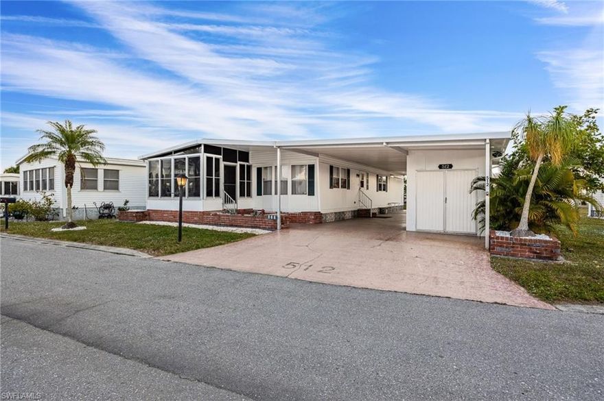 Welcome to your new home in the beautiful Six Lakes Country Club! This manufactured home offers everything you could possibly need for a comfortable and convenient lifestyle. With 2 bedrooms and 2 bathrooms, there is plenty of space for you and your guests to relax and unwind. The golf cart included with the home makes it easy to explore the community and enjoy all the amenities that Six Lakes has to offer. The eat-in kitchen with breakfast bar is perfect for enjoying your morning coffee or hosting dinner parties with friends. This turnkey home is over 1,000 sqft and move-in ready, so you can start enjoying the Florida sunshine right away. The Florida room is a great place to relax and enjoy the beautiful weather, and the community offers plenty of activities and events to keep you entertained. Don't miss out on this fantastic opportunity to own a piece of paradise in Six Lakes Country Club! Six Lakes is an active adult resident owned manufactured home community w/ Executive 18-hole golf course, putting green, tennis courts, pro-shop, restaurant, community pool/spa, exercise room, pickle ball, shuffleboard, billiards, and soooo much more. Golfing is not mandatory but enjoying your retirement is!