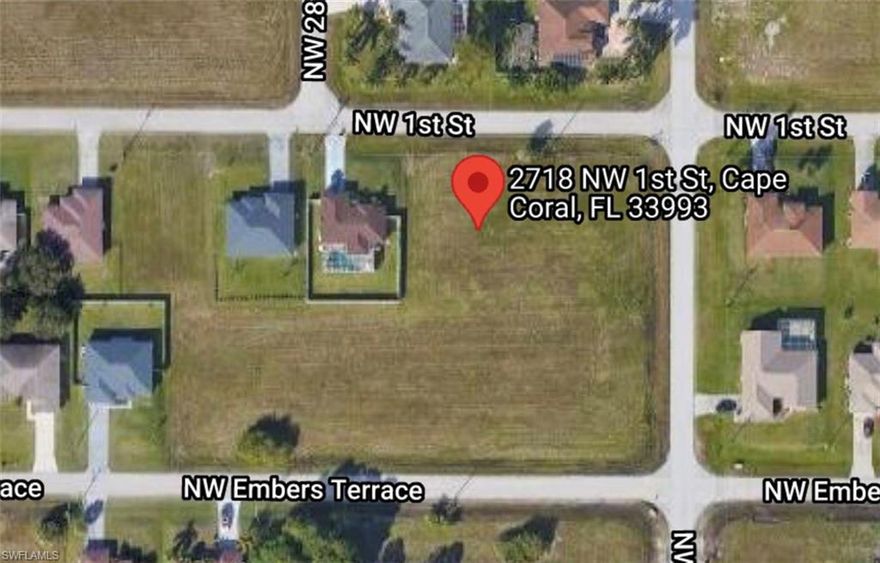 Ready to build your dream home in NW Cape Coral? This oversized lot is perfectly located in close proximity to Burnt Store Boat Ramp, plus a few stores and restaurants. Don't wait any longer and start the first step to building your dream home on this lot.