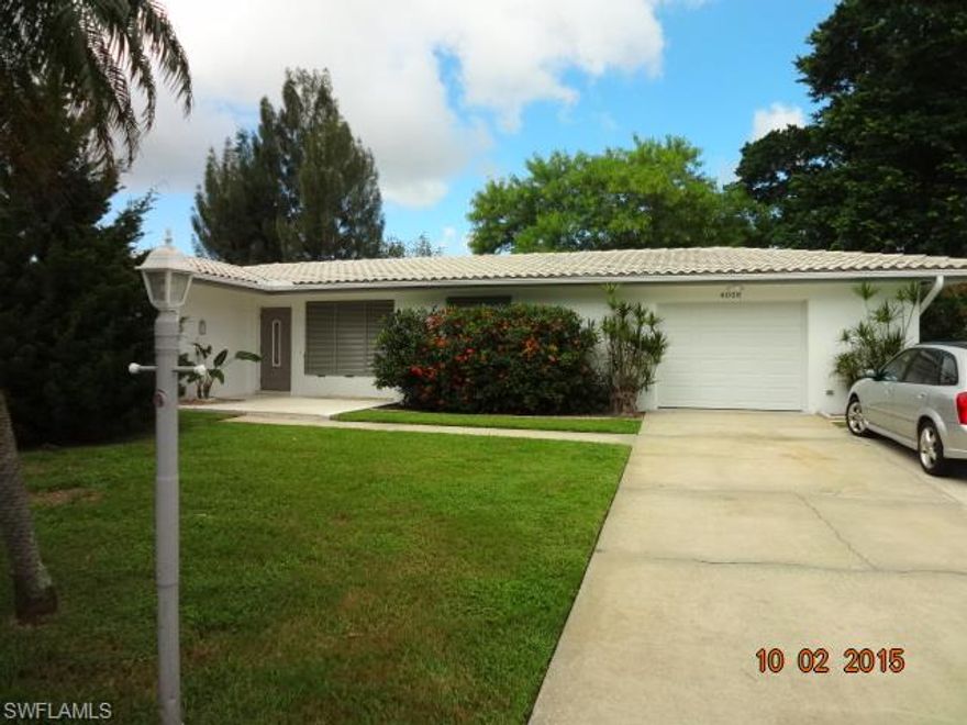 Own your piece of paradise today.
Centrally Located Beautiful 2 bedroom (both with walk-in closets) 2 bath home with oversized 1 car garage, tile roof and Florida room read for a new owner,  Remodeled bathrooms, updated kitchen, window coverings throughout the home hurricane protection including newer Bahama shutters, newer garage door, new front door, new built in microwave in kitchen, carpeting in both bedrooms,  newer roof on Florida room and much more including all assessments in and paid for. You won't find a nicer home in this price range in this area so hurry and schedule your showing before this great property is gone!