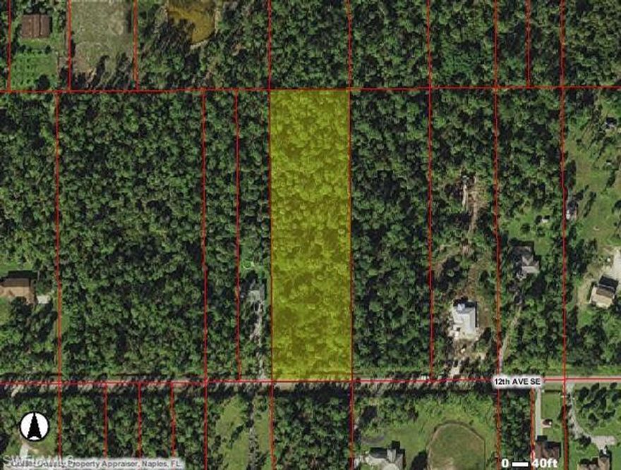 Gorgeus 2.73 acre lot where you can build your dream home. Over 96% Uplands!  No need for an ERP.  Wetland report attached.  No HOA! You will enjoy the peaceful, country lifestyle while being 20 minutes from Naples world famous beaches. Beautiful Pine and Palm Trees throughout the property.  Plenty of room to build a guest house, warehouse, or stables.  Zoning allows for 2 hoofed animals per acre.