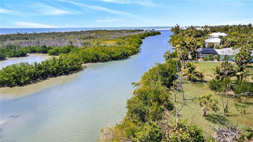 Stunning, private lot directly on Sanibel's majestic Clam Bayou! At nearly 3/4 acre, this exceptional property offers privacy, tranquility, water and wildlife views, and plenty of space to built the home of your dreams. Explore the incredible bayou from your backyard... perfect for kayaks, canoes, and small boats. The beach is just a short paddle away by water (1/2 mile) or a short walk or bike ride along the shared use path (less than 1 mile). Sunsets over the bayou are just amazing...and the stargazing with no interfering lights is truly incredible. Beach, Bayou, stars, nature, wildlife, privacy and peaceful days and nights. This is your opportunity to experience the best of this sanctuary island in a brand new home. Imagine the possibilities!