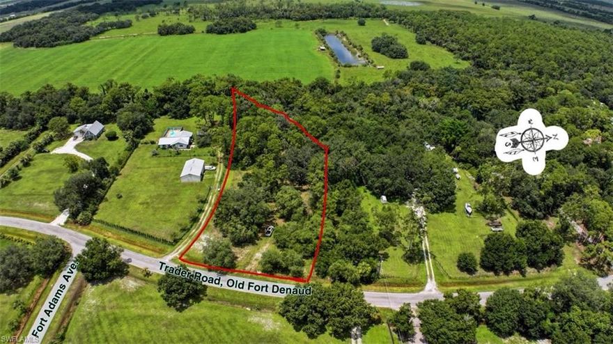 This beautiful property is just over 2 acres with plenty of LaBelle's famous Old Oaks and the picturesque Ft. Denaud Creek is located at the West end of the property, which flows into the Caloosahatchee River. You could build your dream home and also have horses and other livestock / farm animals.  There is so much potential awaiting here for you.