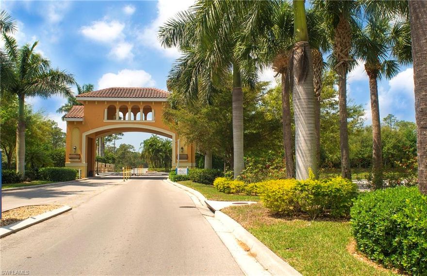 Welcome to Isles of Porto Vista!!! This Second Floor Capri Unit has an Open floor plan and is light and bright. Spacious Living Room and Dining Area with Coffered Ceilings. Horseshoe Kitchen with Spacious Counters, Numerous Cabinets & a Breakfast Bar. Large Carpeted Master Bedroom with 2 closets. Master Bathroom has Dual Vanity & Walk In Shower. Guest bedroom and Guest bathroom with combination Tub & Shower. Laundry room with full size washer & dryer in unit. Balcony with Storage Closet overlooking courtyard area. Located just minutes to US-41, a short commute to either Cape Coral or Fort Myers. Close to shopping, dining & entertainment. Gated Community with Amenities including Pool, Clubhouse & Exercise Room.