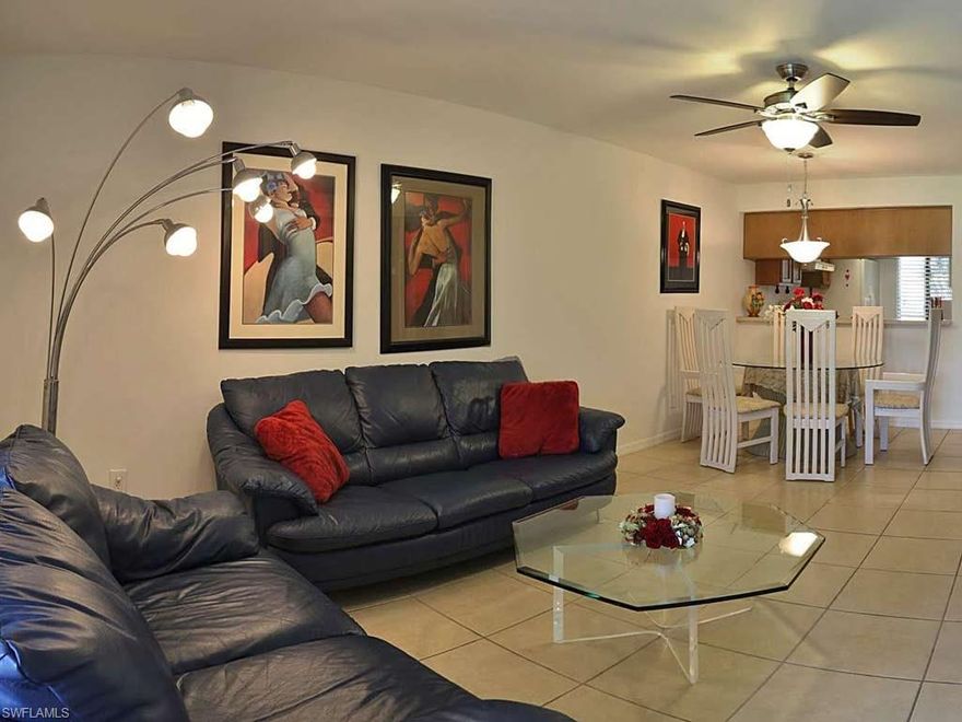 Ready to move in just bring your toothbrush. Great two bedroom two bath condo newly painted and tile throughout with golf course view. Covered parking with extra storage. Community pool. Close to downtown and 75.