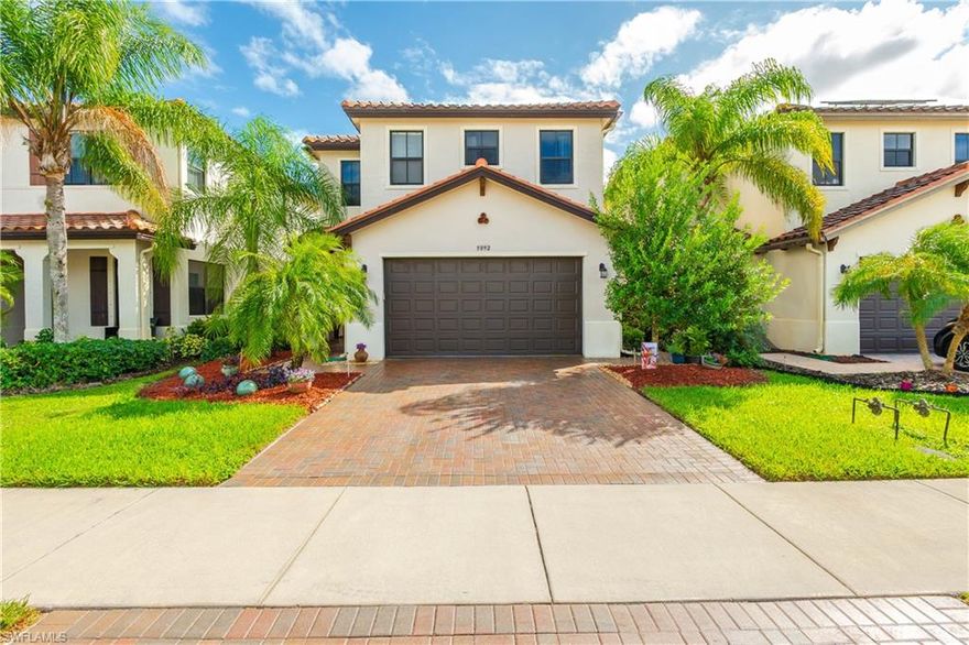 AVAILABLE June 01, 2026! Come live in the heart of Ave Maria! This beautiful 3-bedroom home with a versatile flex room, 2 full bathrooms, and a half bathroom built in 2016, offers the perfect blend of comfort, style, and convenience in one of Southwest Florida’s most desirable master-planned communities. Step inside to discover a thoughtful layout with elegant tile flooring throughout the main living areas in the first floor and a modern kitchen featuring sleek finishes and stainless steel appliances. The inviting living room provides a perfect space for relaxing or entertaining, while the flex room upstairs can easily serve as a home office, playroom, or guest space to fit your needs. The fully fenced backyard and NO REAR NEIGHBORS offers added privacy while providing a safe space for family and pets. Additional highlights include a two-car garage, ample storage, and a laundry room equipped with washer and dryer. Lawn maintenance included. As a resident of Ave Maria, you’ll have access to an incredible list of amenities including a resort-style water park, community pools, parks, playgrounds, athletic fields, two fitness centers, and a clubhouse. This home offers the perfect combination of small-town charm and modern living.