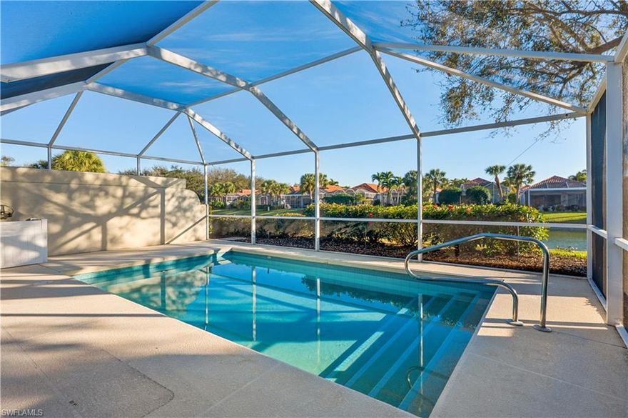 Available for Rent Immediately. Experience the best of Naples living in this newly renovated 2-bedroom + den, 1,540 sq ft attached villa located in the highly sought-after Village Walk of North Naples. This home lives like a luxury single-family residence, offering privacy, space, and upscale comfort in a true tropical paradise. Enjoy your own private pool and a 2-car attached garage, perfect for relaxed Florida living and effortless entertaining. The thoughtfully designed floor plan includes a spacious den—ideal for a home office, guest space, or flex room. Village Walk is renowned for its resort-style amenities, including: Full-service fitness center, Three resort pools, On-site restaurant, Scenic walking paths and lush tropical landscaping, Ideally located west of I-75, this home places you minutes from everything Naples has to offer:10 minutes to Mercato, 15 minutes to pristine Gulf beaches, Close to 5th Avenue South, shopping, dining, and entertainment. This is Southwest Florida living at its finest—where luxury, convenience, and a vacation lifestyle come together.