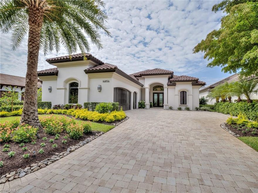 Welcome to Resort Style Living, Welcome to Talis Park. Don’t miss this immaculate, Harbourside Built, Spanish Eclectic design exterior and modern coastal designed interior home featuring an ideal great room floorplan, 3 bedrooms plus den, and 3 ½ baths with phenomenal lake and golf course views. Located in the popular Brightling subdivision within walking distance of the golf practice range and clubhouse. This home has been professionally designed, decorated and offered completely furnished. The outdoor space is absolutely stunning with expansive lanai space including both covered area and sunny deck spacing for lounging, a large pool and spa, an outdoor fireplace and a beautiful outdoor kitchen, you will feel like you’re on vacation every day of the year! Additional features include; Sonos surround sound, Remote Hurricane Screens, an air-conditioned garage, extensive landscape lighting and more! Talis Park amenities include; a legendary Talis Park golf course, three restaurants, tennis, a luxury beach shuttle to Vanderbilt Beach, a resort pool with an outdoor bar, a fitness studio, and an endless social activities calendar.