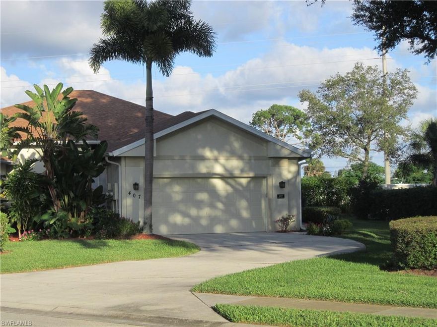 PARTAKE IN THE BEST GOLFING IN THE WORLD OR TAKE A SHORT TRIP TO DELECTABLE RESTAURANTS, LUXURY SHOPS, ENDLESS ACTIVITIES OR NAPLES FAMOUS WHITE SANDY BEACHES.  RARELY AVAILABLE VILLA THAT LIVES LIKE A SINGLE FAMILY HOME. LARGEST MODEL AND THE ONLY AVAILABLE VILLA AT THE TIME OF THIS LISTING. COME AND SEE WHY !   SAVE $ WITH NEWER ROOF, WHOLE HOUSE ELECTRIC STORM SHUTTERS, NEWLY PAINTED EXTERIOR AND INTERIOR PLANTATION SHUTTERS..  VOLUME CEILINGS, WALKING DISTANCE TO COMMUNITY POOL AND MUCH MORE....