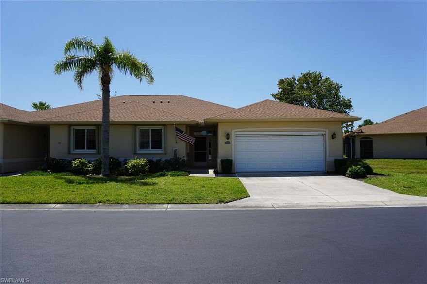 REDUCED PRICE! VERY MOTIVATED SELLER IS READY TO NEGOTIATE! Come see for yourself what this beautifully maintained one-owner villa offers you in the popular Park Place Estates GATED 55+ community that is PET FRIENDLY and make it yours today! This light and bright home is being sold TURN-KEY FURNISHED including all appliances. Just bring your clothes and food and start living your new MAINTENANCE-FREE SW Florida lifestyle! Go have fun in the sun! Featuring a split 2-bedroom floor plan, 2 baths and a 2-car garage (with automatic door opener and full roll-down screen), all tile floors for easy maintenance, a modern kitchen with granite counters, pantry, breakfast bar, and 42” cabinets, newer disposal, plantation shutters on the windows, newer air conditioning system (2021 with balance of 10-year parts warranty), water heater (2019), and accordion style hurricane shutters (2018) for peace of mind during storm season. The open concept kitchen, dining and great room area is perfect for entertaining family and friends and has sliding glass doors to access the screened lanai for outdoor dining or just relaxing. The owner’s ensuite has a large walk-in closet, a walk-in shower with a bench and grab bar, and a French door for access to the lanai. Guests will love the spaciousness of their own bedroom too. Inside laundry room has a utility sink and washer and dryer. The roof was recently replaced in 2023. Enjoy all the resort-style community amenities with the clubhouse activities schedule, bocce ball court, an exercise room loaded with workout equipment to help keep you fit, a reading library, game room, entertainment room with comfortable seating and a big screen TV to watch movies together, heated spa, and pool to take a swim and to sit around and visit with neighbors. Short driving distance to shopping, restaurants, I-75 exits, Punta Gorda Airport/Allegiant Airlines, golfing, downtown Punta Gorda art/food/music festivals, farmers’ markets, and our beautiful Gulf coast beaches! Make an appointment to see this one soon!