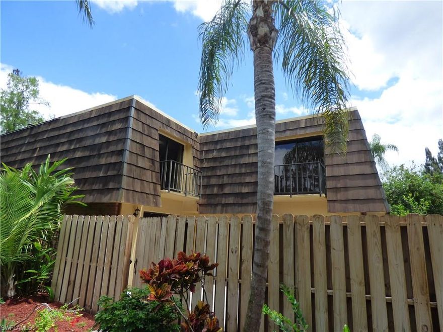 Wow what a price for this three bedroom, 2.5 bath Townhome located in desirable Parkwood Community.
Location is key, conveniently located near beaches, restaurants and everything South Fort Myers has to offer.
White kitchen with dishwasher, range and refrigerator. Master and Second bedroom with juliet balconys.
Private outside fenced courtyard.  Dont miss out on this one.