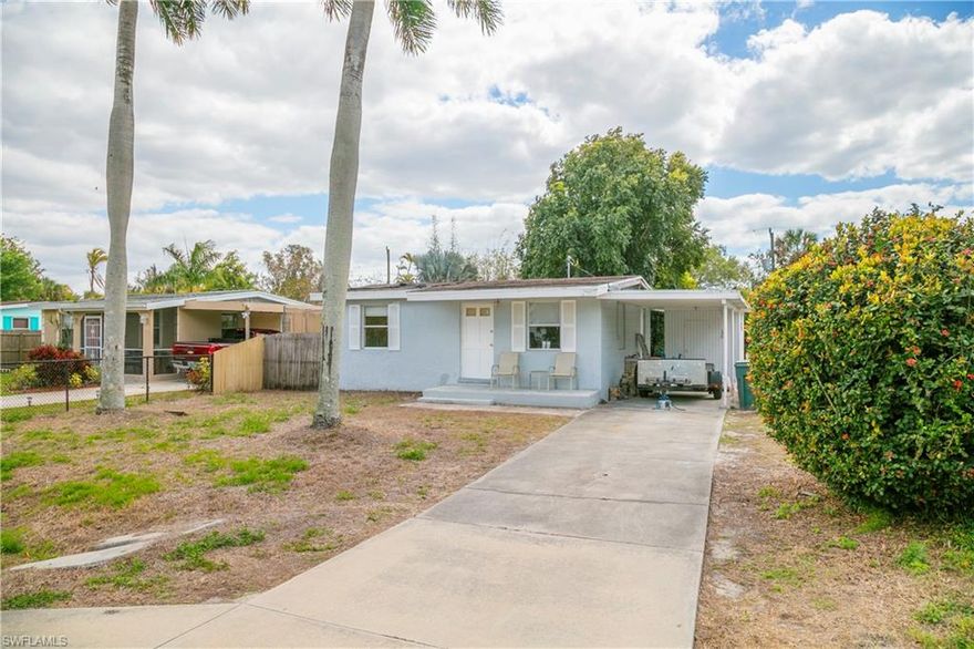 Rare Opportunity!! This 2 bedroom 1 bathroom cottage style home is only 3 miles away from the beautiful Naples beaches and 5th ave downtown making it a prime location for the next owner. Property sold AS-IS