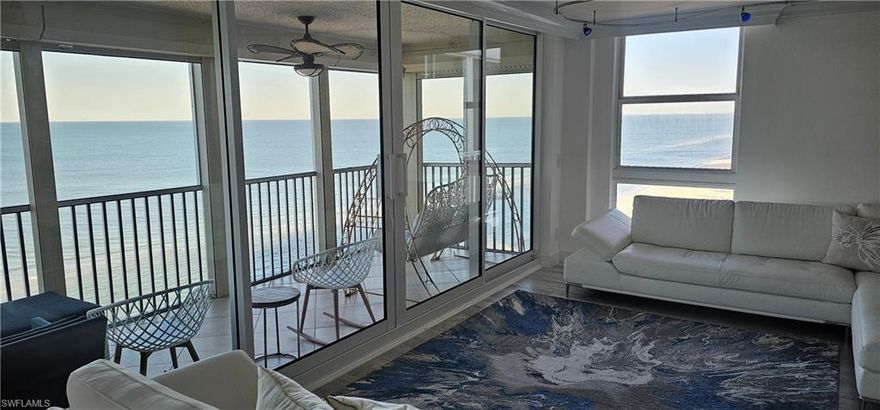 Available for Annual rental for $12000 per month starting in May 2026. $15000 per month for next season. Not available January 1st through April 30th, 2026. Call with any availability questions. Escape to paradise with this stunning oceanfront condo in Naples, Florida. Located directly on the Gulf of Mexico, this beautifully appointed retreat offers breathtaking views, luxurious amenities, and easy beach access. The condo resort-style amenities, including pool, tennis court, and nearby dining and shopping. Ideal for couples, families, or a relaxing getaway.