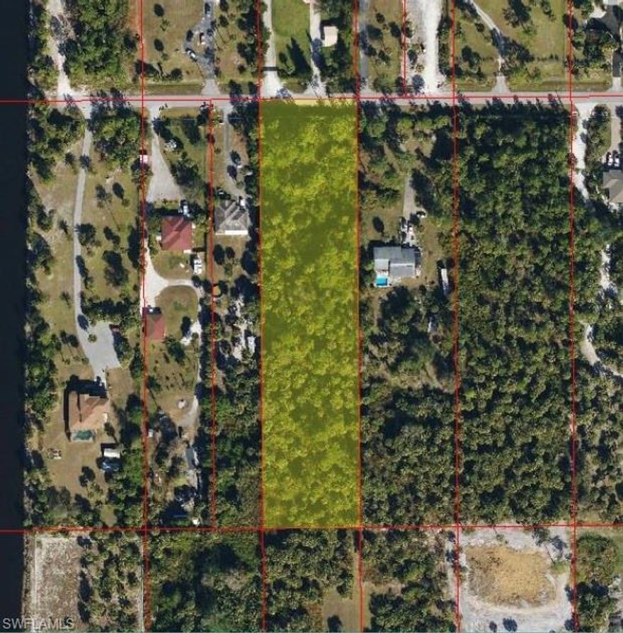 Rare opportunity to own 2.73 acres in Golden Gate Estates, one of Naples’ fast-growing acreage communities. This spacious parcel offers the perfect setting to build a custom home, private estate, or homestead-style property with plenty of room for animals, gardens, workshops, RVs, or recreational toys. With no HOA restrictions, enjoy the freedom to design your property to fit your lifestyle.

Located just off Everglades Blvd S, the property offers convenient access to major roadways while maintaining the quiet, rural lifestyle Golden Gate Estates is known for. The surrounding area features a mix of newer homes and established estates on spacious acreage parcels, creating a desirable balance of privacy and neighborhood living. Palmetto Elementary School and other local conveniences are nearby, with shopping, dining, and everyday amenities just a short drive away.

Whether you're looking to build your dream home or invest in Naples land, this property offers exceptional potential.