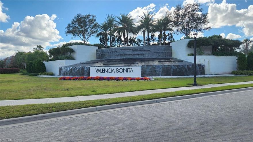 Welcome Home! This beautiful property at 28563 Twain Drive in the stunning Valencia Bonita 55+ active adult community.  Built in 2021 by GL Homes, the Chandon model offers 4 bedrooms and 3 full baths providing 2,464 square feet of living space under air.  As you enter the home through the spacious foyer, you will find a colorful world of comfort and elegance with upgraded lighting throughout.  A large gourmet kitchen with quartz countertops, cabinet lighting, wine cooler, breakfast bar and dining area.  The great room and formal dining room provide great opportunities for entertaining guests or just relaxing.  The spacious screened lanai offers tranquil lake views. The primary suite with en-suite has tray ceilings, three large windows with lake views, walk-in closets, custom cabinets, oversized shower and dual vanities.  The second bedroom provides it's own en-suite carefully designed for guests. Bedrooms 3 and 4 are versatile enough to use as office or den.  The two-car garage has epoxy flooring, storage racks and pull down attic access with an additional 338 sq. ft. of storage.  A tankless water heater ensures hot water on-demand. Custom window treatments, Hunter Douglas pull down shades, ceiling fans throughout the home, closet storage racks, whole house purification system, frosted bath windows, Vitex security system and whole house surge protection complete this wonderful home. Imagine your new lifestyle. To enhance your new lifestyle, Valencia Bonita offers the following community amenities. A 45,000 SF clubhouse and lifestyle complex with a fitness center, grand ballroom, billiards, card rooms, cooking and art studios, and a cafe offering breakfast, lunch and dinner. A full spa will keep you pampered with massages and other aesthetic treatments. Outdoor amenities include pools, outdoor bar, tennis and pickleball courts, and two dog parks