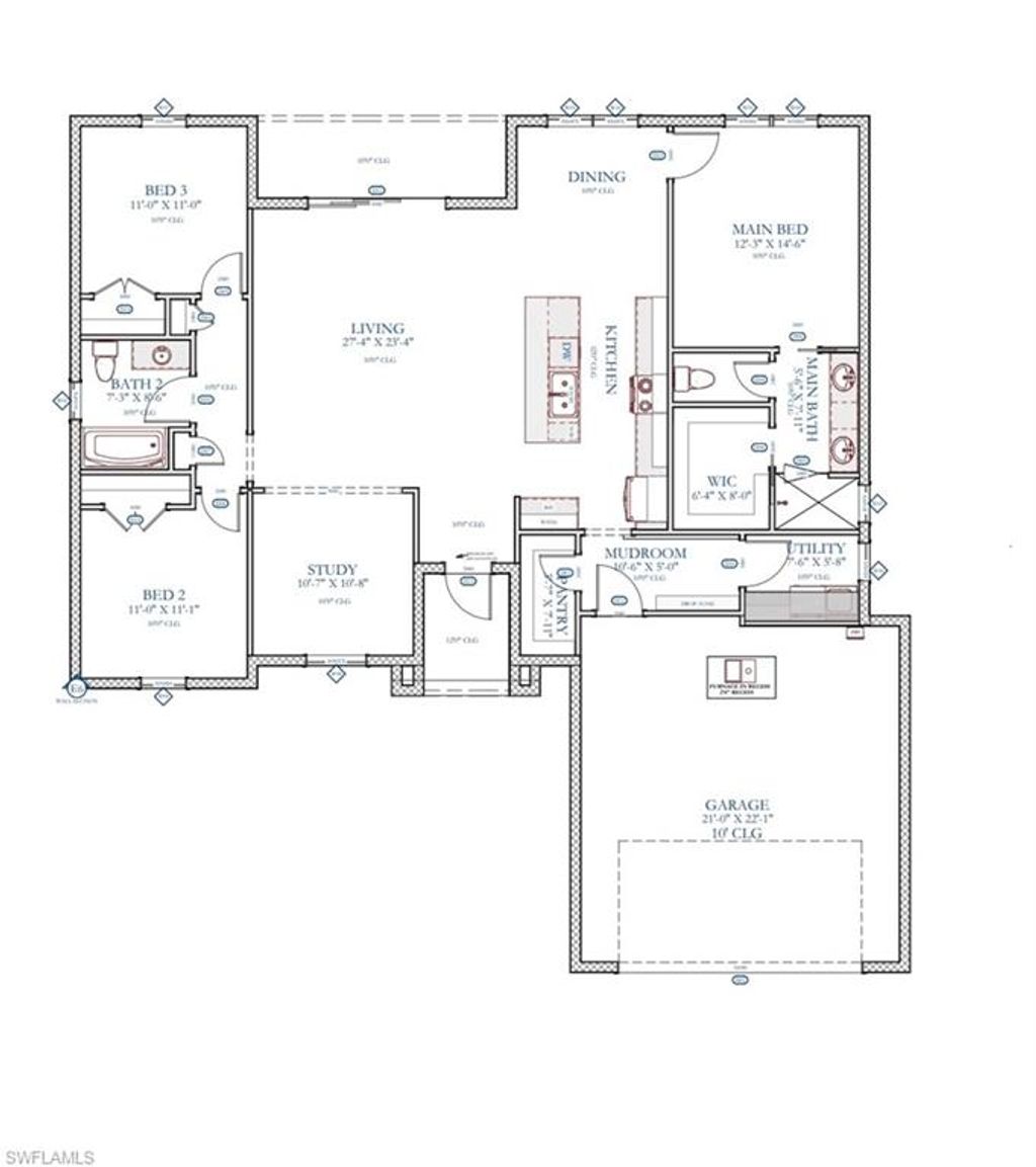 Photo of 407 Hedgewood ST, LEHIGH ACRES, FL 33974 (MLS # 226014890)