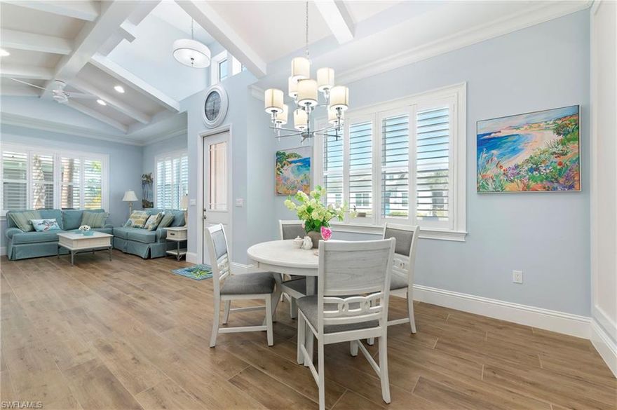 2026 SEASONAL RENTAL AVAILABLE FEBRUARY, MARCH, & APRIL 2026 @ $7,500/MONTH (AVAILABLE FOR 2027 DEC-APRIL @ $7,500/MONTH AS WELL). ALSO AVAILABLE IN OFF SEASON /ANNUALLY @ $4,000/MONTH. Discover paradise in Naples with this newly built, beautifully furnished 2-bedroom + flex room, 2-bath home located in The Isles, one of the most sought-after gated communities in the area. This thoughtfully designed 1,600 sq. ft. home offers both comfort and functionality. The flex room provides versatility and can be used as a home office, study, or additional guest space. A private screened-in patio with a BBQ grill creates the perfect setting for relaxing evenings or entertaining. Inside, the home is fully equipped for modern living with three TVs, cable, a Sonos WiFi stereo system, and high-speed internet. The laundry room adds everyday convenience, and each room features tastefully curated, high-end furnishings for a truly move-in-ready experience. Additional storage is conveniently located directly across the street. Perfectly positioned just 5 miles from downtown Naples, this home places you less than ten minutes from 5th Avenue’s renowned dining scene and moments from the boutiques and restaurants of 3rd Street South. Celebration Park and Rebecca’s Wine Bar in Naples’ growing arts district are just 2 miles away. Some of Southwest Florida’s most pristine white-sand beaches are also within easy reach, making it simple to enjoy sun-filled days and Gulf breezes. Living in The Isles feels like stepping into a private resort. Residents enjoy access to a stunning resort-style pool, a state-of-the-art fitness center, indoor basketball courts, tennis, pickleball, and a relaxing hot tub. The Overlook Restaurant and Bar serves food and drinks throughout the day, offering a convenient place to unwind. Outdoor enthusiasts will love the community’s boating and paddle access, allowing you to head straight toward open water. With lush landscaping, peaceful surroundings, and an active, welcoming atmosphere, this community is ideal for upscale coastal living. Don’t miss this opportunity to experience high-end Naples living in one of the city’s most desirable gated communities. Dogs are allowed with owner approval; no cats permitted. For annual renters, WiFi and lawn care are included. For seasonal/short-term renters, all utilities are included with a monthly electric cap.