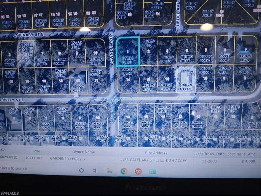 Owner said sell this Corner Lot in fast developing Lehigh Acres, FL.. Drive by and take a look. Buy to hold or build your dream home heree.