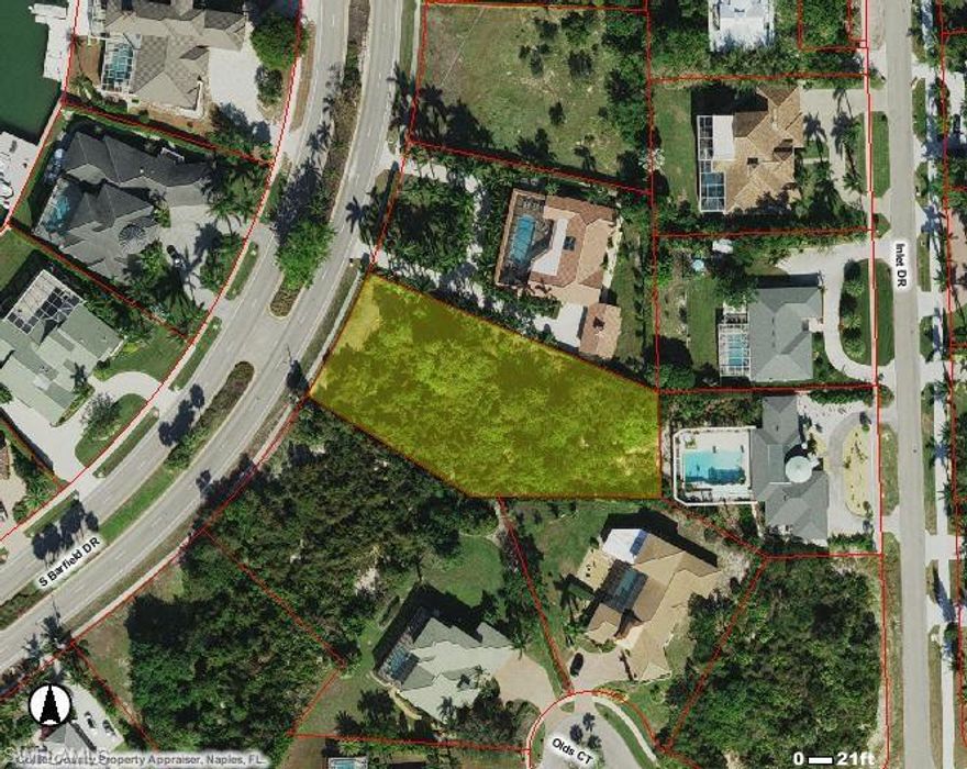 Build your DREAM home on an OVERSIZED lot with GREAT elevation and expansive views.  .73 Acres of elevated buildable lot in the Exclusive Estates Area of Marco Island with possible views of Roberts Bay. Rarely available an almost one (1) acre lot on Marco Island surrounded by Luxury Homes.