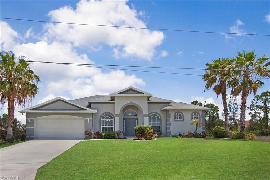 This meticulously maintained property features just over 2,600 square ft. The property offers 4 bedrooms plus den, 3 full bathrooms, one of which serves as a convenient pool bath. There are 2 living rooms, which is ideal for separation and privacy for larger families. The property features a split floor plan with the master bedroom and den being on the right hand side and the 3 guest bedrooms being on the left hand side of the house. The beautiful swimming pool pool and spa faces south for maximum sunlight and it is also electrically heated making it possible to swim all year long. For the avid fisherman, the freshwater canal behind the house will be the ideal spot to spend some time to fish and relax. 

**This property is part of a very successful seasonal vacation rental program. The property had a gross rental income of just under $34,000.00 in 2020.**