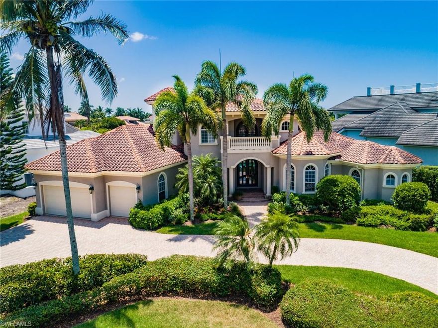 As you step into this Impressive residence you're greeted with Beautiful Southern Views of Moorings Bay. The serene ambiance of this Remarkable home makes you feel as if on a permanent vacation and with 5000 sq. ft. of living space, think of the wonderful parties you'll be hosting. If you Love the Water, Being able to just hop on your Boat, jet ski, Kayak or paddle board is Priceless!! This Phenomenal home is located in the Prestigious neighborhood of the Moorings with available private membership to the Moorings Beach Park and its Gorgeous White Sandy Beach and a few minutes ride to Venetian Village, Downtown Naples, Exquisite dining, upscale shopping. Truly NAPLES LIFESTYLE at its best!