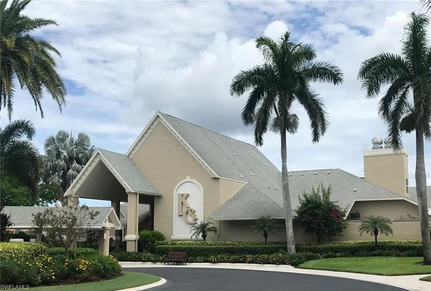 Exceptional deal for a first floor end unit in Kelly Greens! Veranda floorplan 2 bedroom + den, 2 bath, 1 car garage! Coveted end unit allowing extra natural light into your home! Large enclosed front lanai– back lanai overlooks the golf course with lake front views! Enjoy stunning Florida sunsets every evening! Unit was damaged by Hurricane Ian so you will be able to renovate this unit to your own taste and style! Restoration that will be/or already completed is to include plumbing, electrical, hot water heater, full drywall & door replacements! New a/c unit is in place! FEMA insurance funds will be delegated to the new buyer to take over and complete the rest of the renovation! You will be able to choose your own contractor to replace flooring, cabinetry, countertops, appliances, etc. Please inquire with your agent for further information that has been provided thus far. Kelly Greens is a private gated golf club and features exceptional amenities - bundled golf, putting and chipping greens, Har-Tru tennis courts, pools, spas, fitness room, private restaurant, walking paths and more! The beaches are minutes away! Don’t pass up this opportunity to make this home new again!