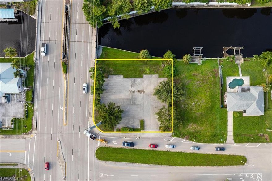 Prime Commercial Waterfront Lot for Lease – High-Visibility Corner Location!
Rare opportunity to lease a paved commercial waterfront lot ideally situated at the busy intersection of Del Prado Blvd and Shelby Parkway. This highly visible corner location offers excellent exposure with steady traffic flow—perfect for businesses seeking a strategic presence.
The property features a fully paved surface, making it ideal for off-site sales operations, vehicle or equipment parking, contractor storage, or custom site work. With direct waterfront access, the lot provides added flexibility and appeal for a variety of commercial uses.
Flexible monthly lease terms available. Don’t miss this unique opportunity to position your business in one of the area’s most active corridors!