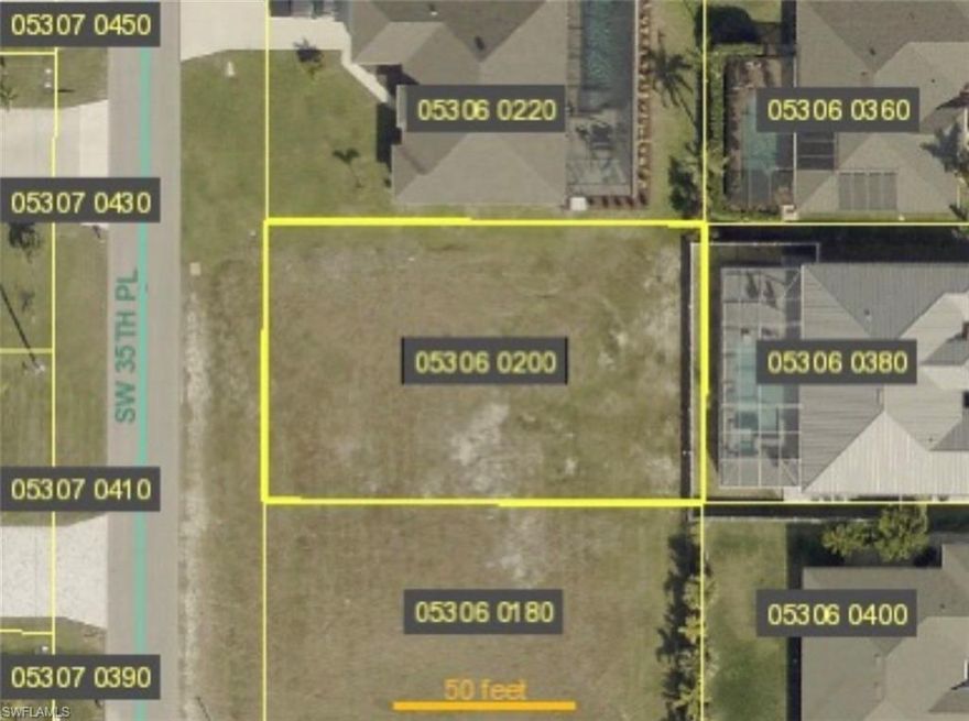 Discover the perfect opportunity to build your dream home on this 0.23-acre homesite located in the desirable Northwest Cape Coral area. This peaceful and growing neighborhood offers the ideal balance of privacy, nature, and convenience. Surrounded by serene streets and beautiful natural landscapes, this property is just minutes from waterfront parks such as Joe Stonis Park and Sireni a Vista Park, where you can enjoy walking trails, kayaking, picnic areas, and breathtaking sunset views. Outdoor enthusiasts will appreciate the proximity to nearby islands including Matlacha Pass, Cayo Costa State Park, and North Captiva Island, offering world-class boating, fishing, and coastal adventures. Several nearby boat ramps provide easy access to the Gulf, including Burnt Store Boat Ramp, making this an excellent location for boaters and water lovers. With ample space to design and build your custom home, this lot offers endless possibilities in one of Cape Coral’s most tranquil and up-and-coming areas. Whether you envision a modern coastal retreat or a classic Florida-style residence, this property provides the perfect canvas.
Don’t miss the opportunity to invest in land and lifestyle in beautiful Northwest Cape Coral.