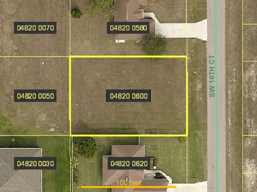 Take a look at this great opportunity to own a land in the SW area of Cape Coral at this amazing price! Western exposure with City Water and sewer here! Close to everything, shops, Schools, restaurants and main roads to Pine Island Rd, Chiquita Blvd and Veterans. Build on this lot or keep it as an investment! Call and make an offer!