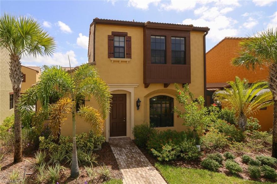 WHAT A FIND! REDUCED ALMOST $15,000 AND PRICED TO SELL! Rare & Desirable TOTALLY DETACHED 2 bed 2 1/2 bath parkfront casita. Turnkey-furnished villa-style home. No common walls, no yard work! Carmel floorplan w/spacious SCREENED LANAI. Loaded w/upgrades! Two-car garage. Wonderful views of the greenspace & Lifestyle Park amenities. Pickleball, sand volleyball & tiki huts directly across the street! Single-family lifestyle, condo convenience. DON'T MISS THIS ONE... A GEM!