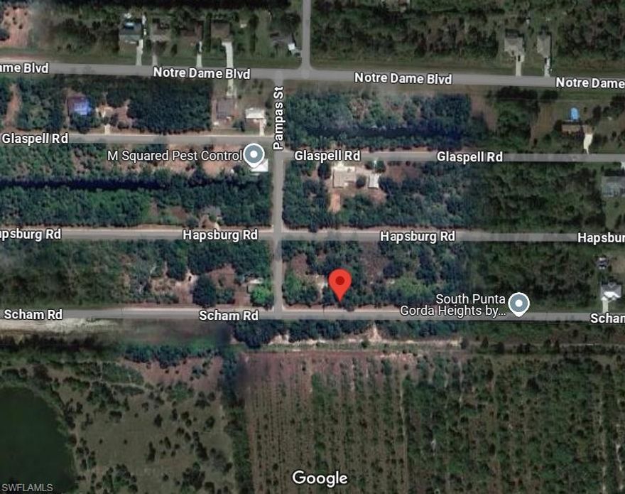 This lot iis located n Punta Gorda (Heights), close to US 41 and shopping plazas. Easy access to Port Charlotte, Cape Coral and Interstate 75.